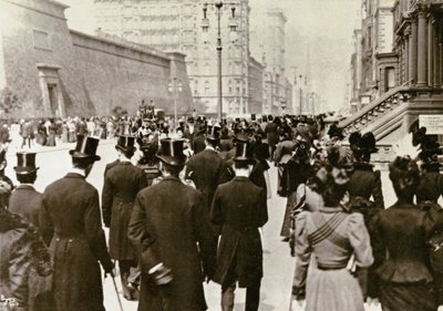 Ostersonntag auf der 5th Ave., New York City, 1898 von Joseph Byron